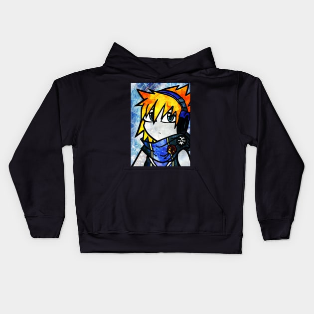 Neku Sakuraba Kids Hoodie by ScribbleSketchScoo